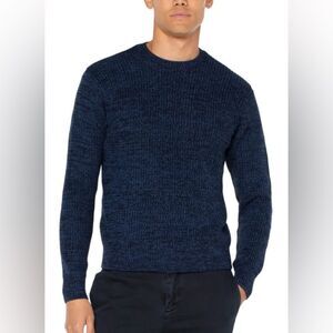Liverpool SHAKER STITCH CREW NECK SWEATER navy‎ size XL stitch fix nwt
